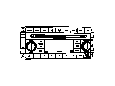 Mopar 5064127AJ Radio LW/Mw/FM/6 DVD