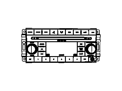 Mopar 5064922AE Radio Am/Fm/6 Dvd/SDARS