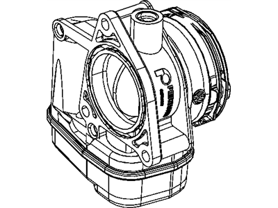 Chrysler Sebring Throttle Body - 68001556AA