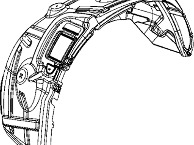 Ram 68053738AE SHIELD Wheelhouse
