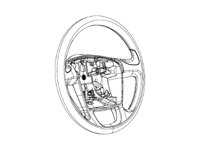 Ram ProMaster 3500 Steering Wheel - 1ZT74JXWAB