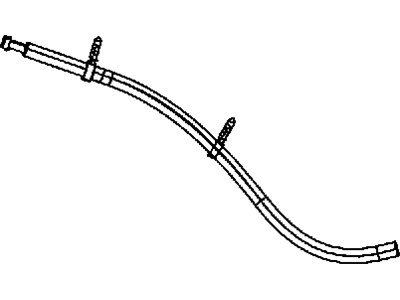 Dodge 52108698AC HOSE Transfer Case Vent