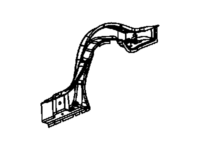 Dodge 68096246AF RAIL Rear Outer