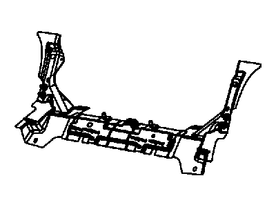 Dodge 4780840AJ CROSSMEMBER Floor Pan ISO Fix