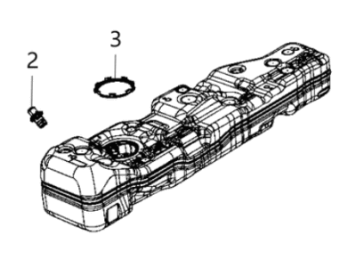Jeep 68414683AC TANK Fuel
