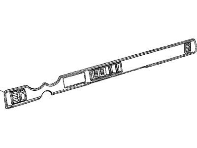 Dodge 55115541 PLATE, I/Panel Trim
