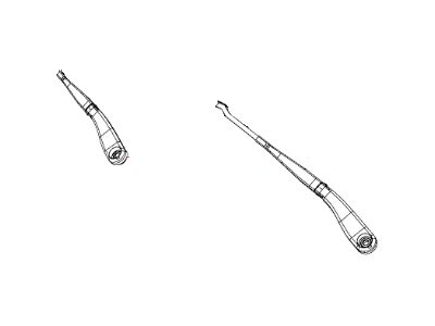Mopar 68101155AB Wiper Arm, Front Driver Side