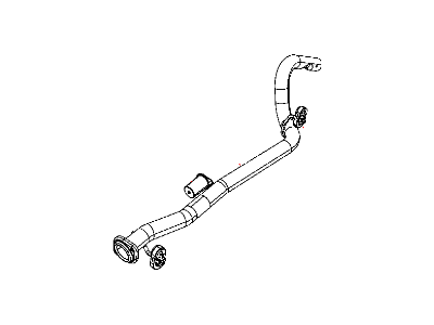 Jeep 68058528AA PIPE Exhaust Extension