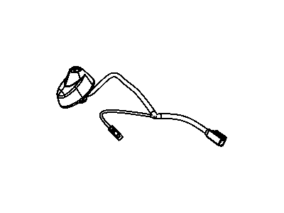 Dodge 5064771AB ANTENNA Base Cable And Bracket
