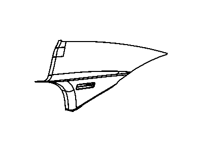 Chrysler UM28DW1AD MOLDING C Pillar
