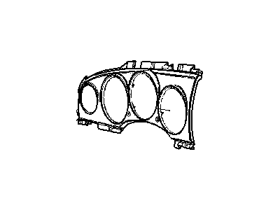 Chrysler YW801RHAF BEZEL Instrument Cluster