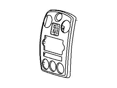 Chrysler YW821Z2AE BEZEL Instrument Panel Center