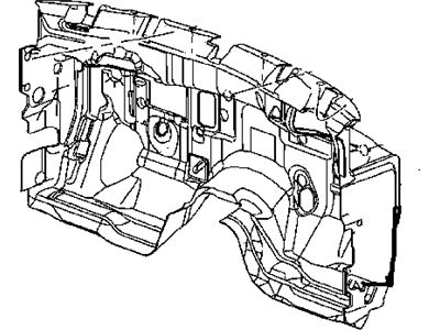 Ram 55365040AF SILENCER Dash Panel