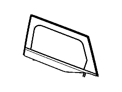 Jeep 1HG28SX9AD WINDOW Half Door
