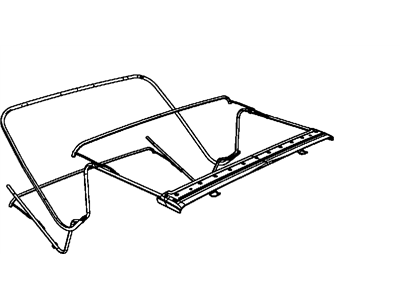 Jeep 68049276AB HEADER Folding Top