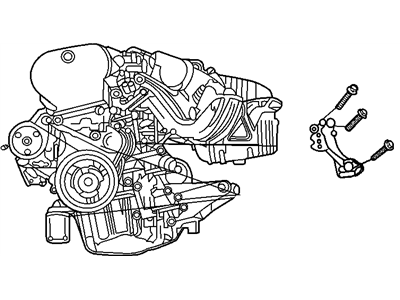 Dodge Stratus Alternator Bracket - 4861550AA
