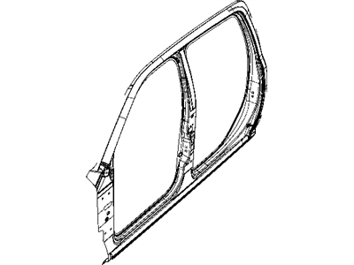 Ram 68145096AA PANEL Body Side Aperture Outer Complete