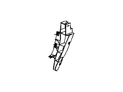Mopar 55077374AD Mount Bracket, Front Lower Outer Passenger Side