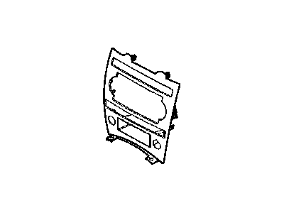 Jeep 55117097AG BEZEL Instrument Panel Center
