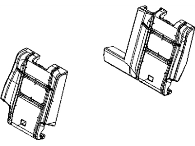 Mopar 68086218AA Seat Back Pad, Rear Passenger Side