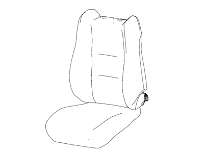 Jeep 6VF03HL1AB COVER Front Seat Back