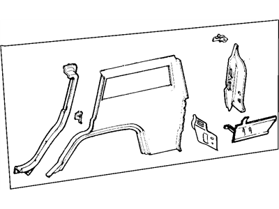 Jeep 55235604 PANEL Quarter