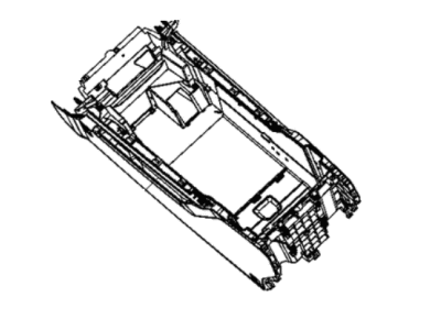 Ram 4500 Center Console Base - 6WX74LC5AA