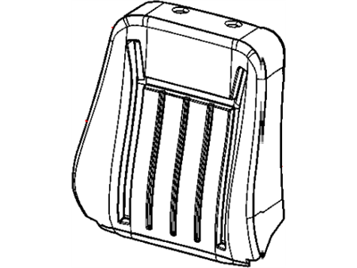 Dodge 5RL61XDVAA COVER Front Seat Back