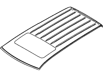 Chrysler 5054399AA PANEL Roof With Sunroof Opening