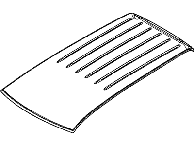 Chrysler 5054397AA PANEL Roof Without Sunroof Opening