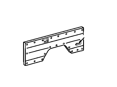 Dodge 5123014AA PANEL Quarter Trim