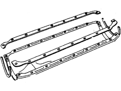 Mopar 3549388 Oil Pan Gasket, Passenger Side