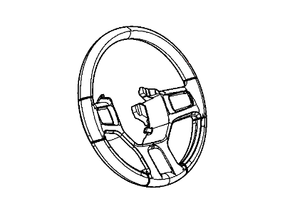 Ram Steering Wheel - 1YH40GTVAB