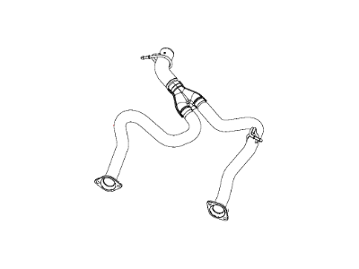 Ram 68092753AA PIPE Exhaust To Manifold