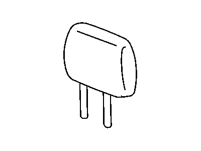 Chrysler 1CY181DVAA HEADREST Front