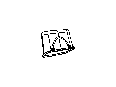 Mopar 5108064AA Pull Pocket, Rear Inner
