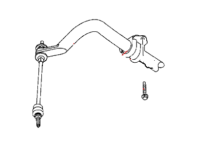 Dodge 52106839AA STABILIZER BAR Front