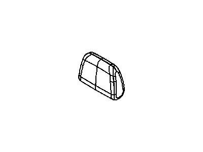 Dodge 1UN99BD3AA HEADREST Second Row Center