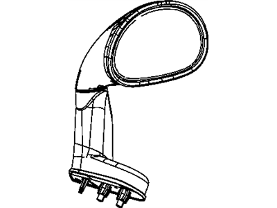 Dodge 5178404AA MIRROR AUXILIARY FENDER MOUNTED