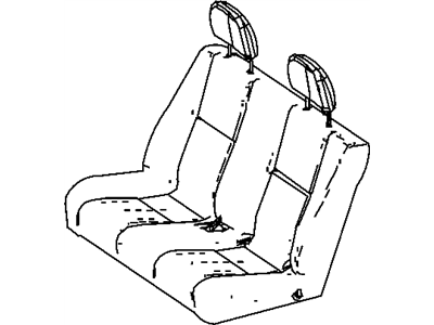 Mopar 1HH011A6AA Seat Complete Front