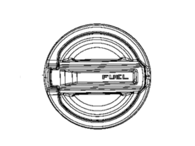 Jeep 68293170AC DOOR Fuel Fill