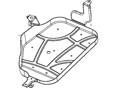 Jeep Fuel Tank Skid Plate - 68149784AB