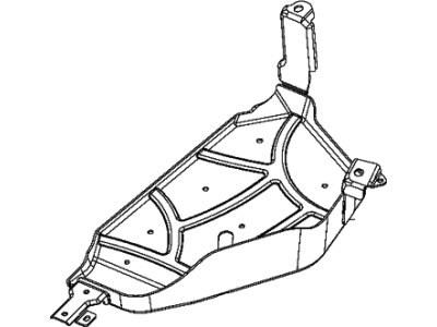 Jeep Fuel Tank Skid Plate - 68149785AB