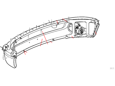 Dodge 55077103AB BUMPER Front