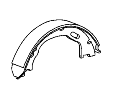 2005 Dodge Magnum Parking Brake Shoe - BHKP7302