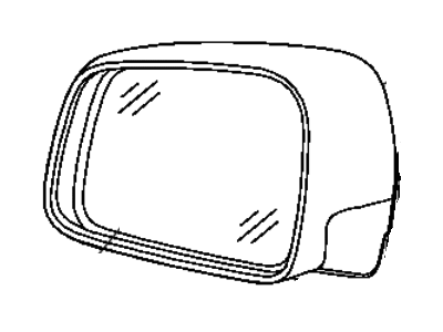 2016 Dodge Durango Car Mirror - 5SH42GTWAC