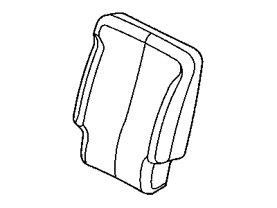 Chrysler 1BZ671L2AA COVER Rear Seat Back