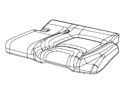 Jeep 5RA69DX9AC COVER Rear Seat Cushion Left