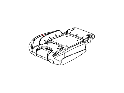 Jeep Cherokee Seat Cushion - 68091766AA