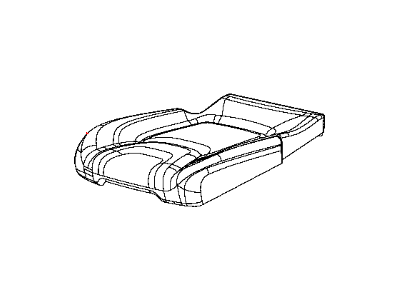 Jeep 5RA70DX9AC COVER Rear Seat Cushion Right